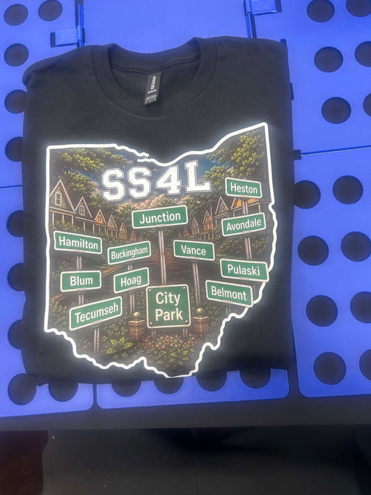 SS4L Toledo Southside Map T-Shirt