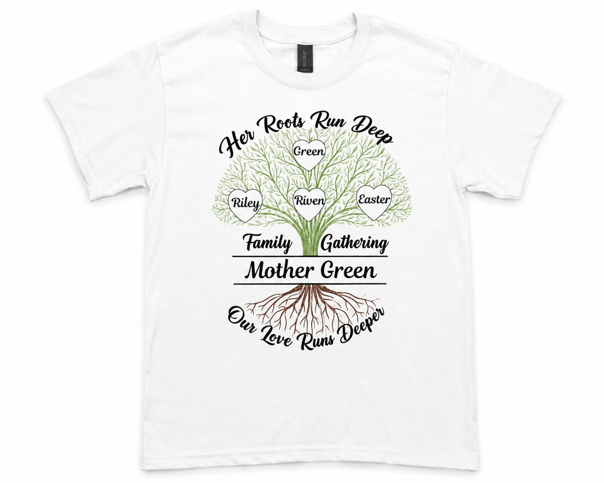 Green Family Reunion T-Shirt | Custom Family Tree Reunion Shirt