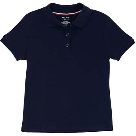 White Girls Short Sleeve Piqué Polo Shirt