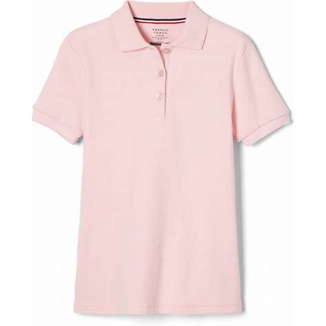 White Girls Short Sleeve Piqué Polo Shirt