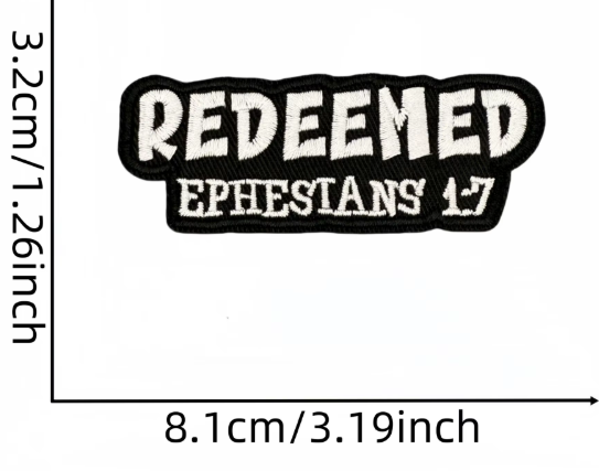 Faith-Based Iron-On Patches | Christian Scripture Patches