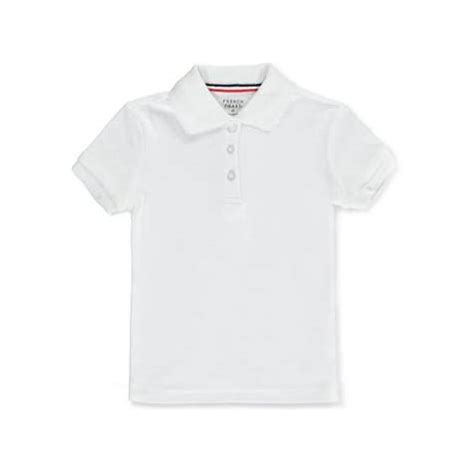 White Girls Short Sleeve Piqué Polo Shirt
